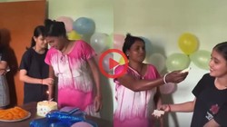 लड़कियों ने अपने पीजी की कुक का जन्मदिन किया सेलिब्रेट, दिए कई सारे गिफ्ट, सरप्राइज पाकर भावुक दिखी महिला, देखें VIDEO