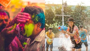 How India and Thailand Celebrate Spring and New Year with Holi and Songkran
