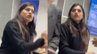 Kanpur HDFC Bank Employee looses her clam hurled abuse on customer Viral Video