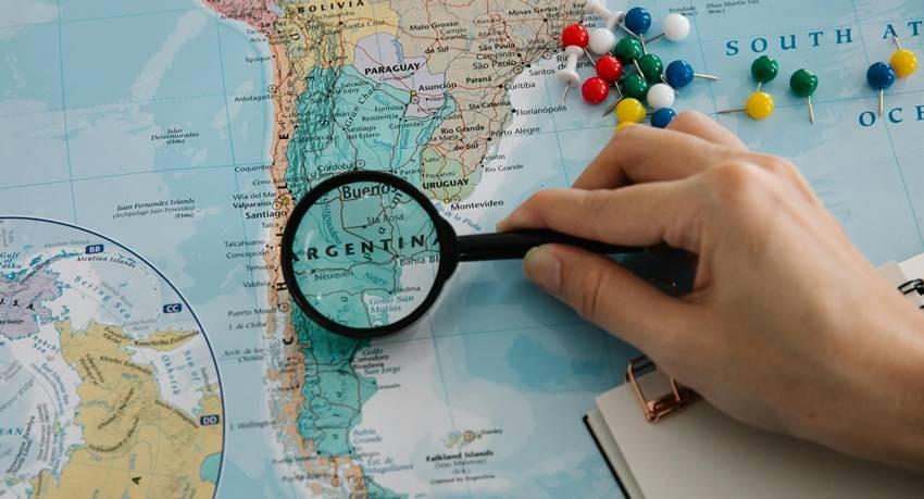 Top 10 countries by land mass