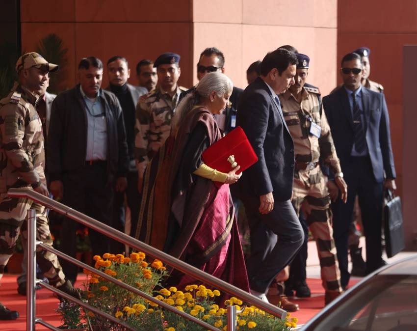 Budget day look Nirmala Sitharaman