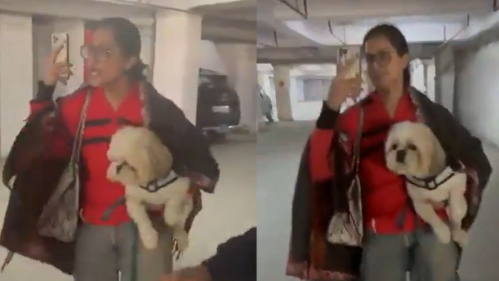 Noida Woman Abuses Society Residents Over Pet Dog Viral Video Sparks debate online