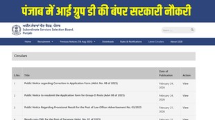 Punjab Group D Recruitment 2026 , Punjab Group Notification 2026, PSSSB Group D Exam Qualification, PSSSB Group D Registration Date, PSSSB Group D Vacancy