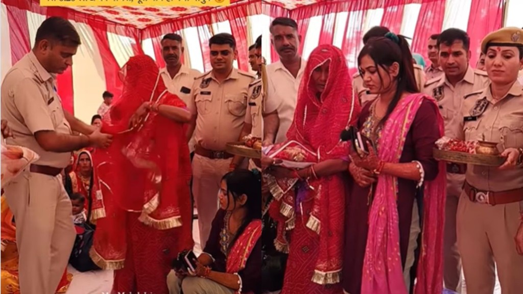 Jaipur police officers performed Bhaat at the wedding of a cook daughter gifted her Rupees 6 21 lakh