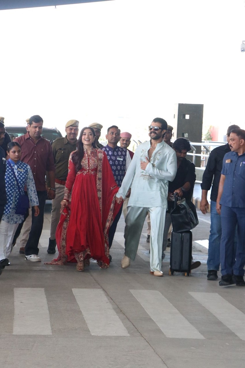 Rashmika Vijay reception Hyderabad