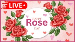 Happy Rose Day 2026 Wishes LIVE: इजहार-ए-इश्क का मौका-रोज डे पर सुर्ख लाल गुलाब देते समय बोलें ये प्यारी लाइनें