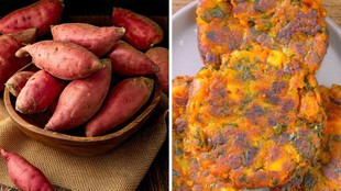 recipe in hindi , Shakarkand Tikki recipe , Easy shakarkand tikki recipe