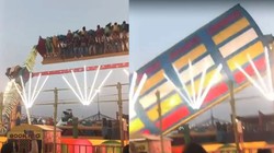 सूरजकुंड मेले में गिरा झूला, लोगों को बचाने दौड़े पुलिसकर्मी की मौत, 12 घायल- VIDEO वायरल