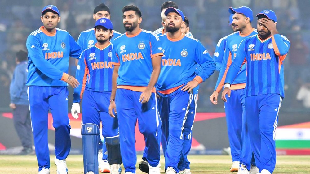 भारतीय क्रिकेट टीम के खिलाफ नामीबिया के खिलाफ जीत के बाद (फोटो सोर्स- IANS)