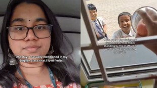 students started bringing fruits daily after they got to know their teacher likes it Wholesome Viral Video