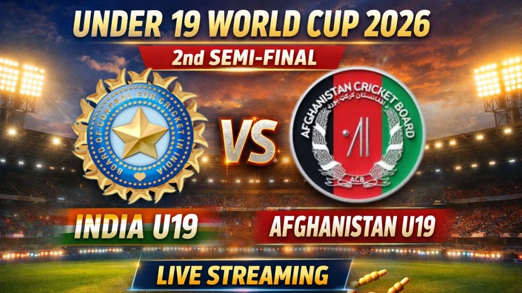 Under 19 World Cup 2026, India vs Afghanistan 2nd Semi-Final