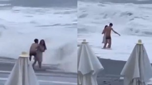 Google Trend Woman swept away by big waves in Sochi two years old clip emerges on internet