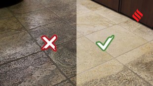 How to clean yellow floor tiles, Remove floor stickiness naturally