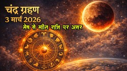 3 मार्च को लगेगा साल का पहला चंद्र ग्रहण, पंडित जी से जानें मेष से लेकर मीन राशि पर असर
