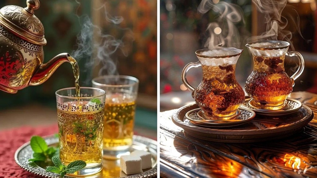 kashmiri kahwa , green tea, kashmiri kahwa green tea