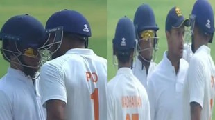 Ranji Trophy Final, Paras Dogra KV Aneesh Fight