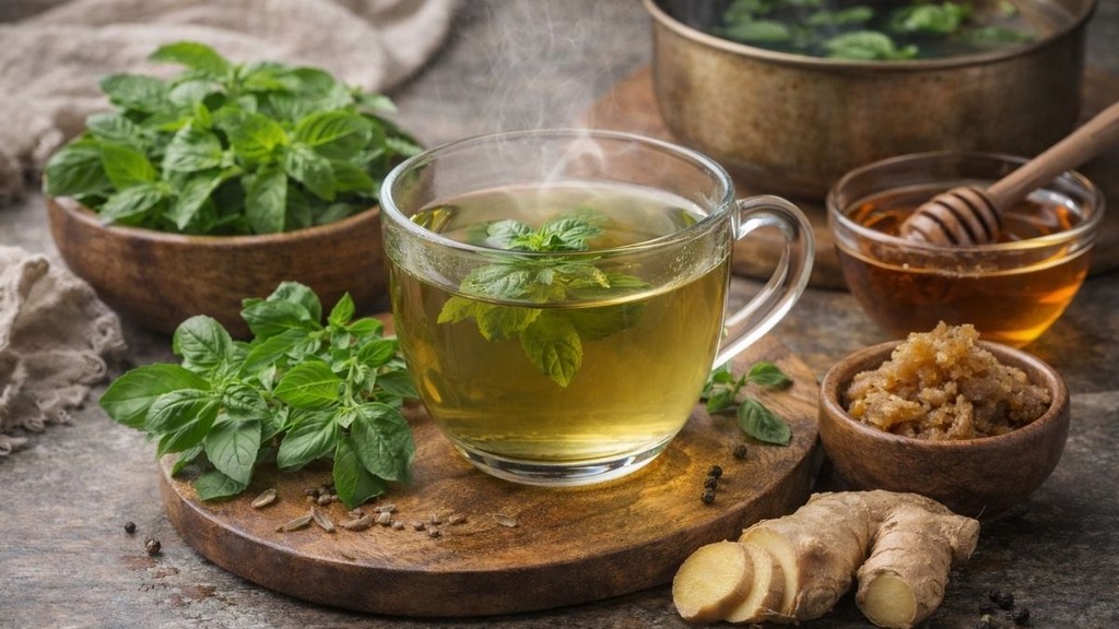 benefits of drinking Tulsi kadha,Tulsi kadha,तुलसी का काढ़ा पीने के फायदे, tulsi leaves kadha benefits, consume tulsi leaves kadha at rainy season