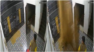 Viral Video, Trending News, Chhattisgarh, bilashpur, Bilaspur news, Water pipe burst,