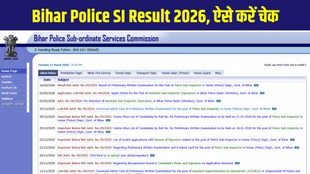 Bihar SI Result 2026, BPSSC SI Result 2026, Bihar Police SI Prelims Result, bpssc.bihar.gov.in Result, Bihar Daroga Result 2026, Bihar Police SI Cut-off, BPSSC SI Merit List