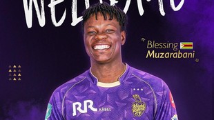 KKR signs Blessing Muzarabani, Blessing Muzarabani in Kolkata Knight Riders, Blessing Muzarabani KKR signing