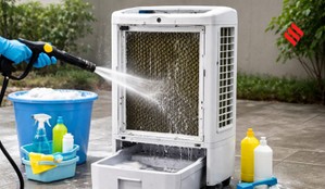 Cooler cleaning tips, Deep clean air cooler, How to clean air cooler before use