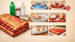 Dry clean sarees at home, Saree stain removal tips