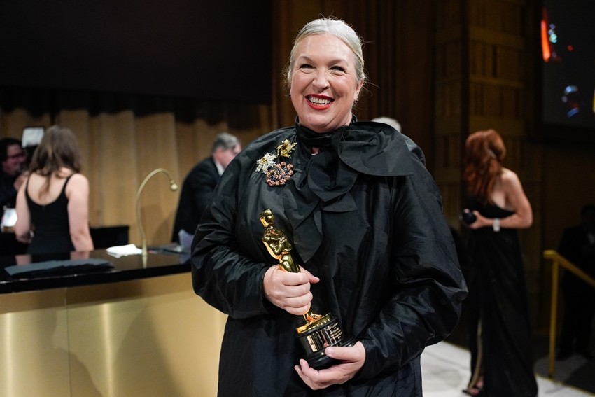 Kate Hawley, winner of the award for costume design