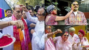From Politics to Bollywood Holi Unites India in Celebration
