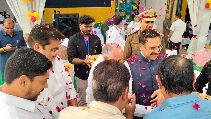 Early Holi celebration