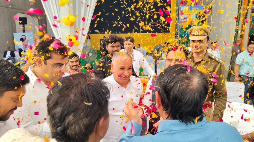 Photos of Holi celebrations