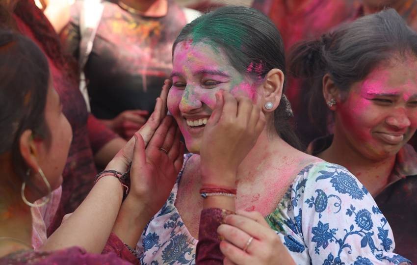 Haryana Assembly Holi celebration