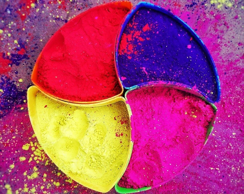 Homemade Holi colors