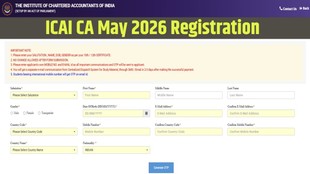 ICAI CA May 2026, ICAI, icai.org, CA Foundation Registration, CA Inter Registration,
