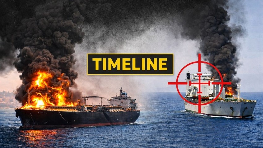 Iran War, Ship attacked