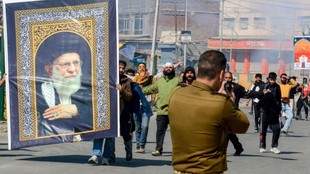 Ayatollah Ali Khamenei killed, Jammu Kashmir shutdown, Srinagar Lal Chowk protests Ayatollah Ali Khamenei, US Israel strikes Iran Ayatollah Ali Khamenei