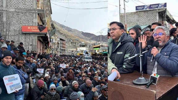 Ladakh total shutdown 2026, Leh Kargil statehood protest, Sixth Schedule Ladakh demands, Sonam Wangchuk release Jodhpur