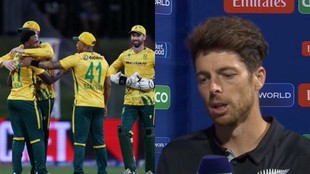 NZ vs SA, Mitchell Santner, Mitchell Santner Toss Blunder