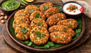 Navratri Vrat Cutlet Recipe, Crispy Sabudana Tikki