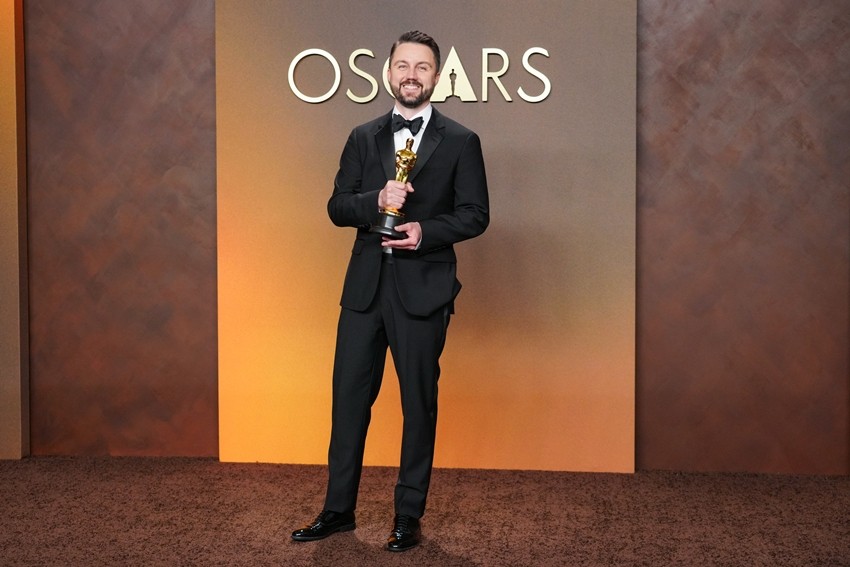 Andy Jurgensen, winner of the award for film editing