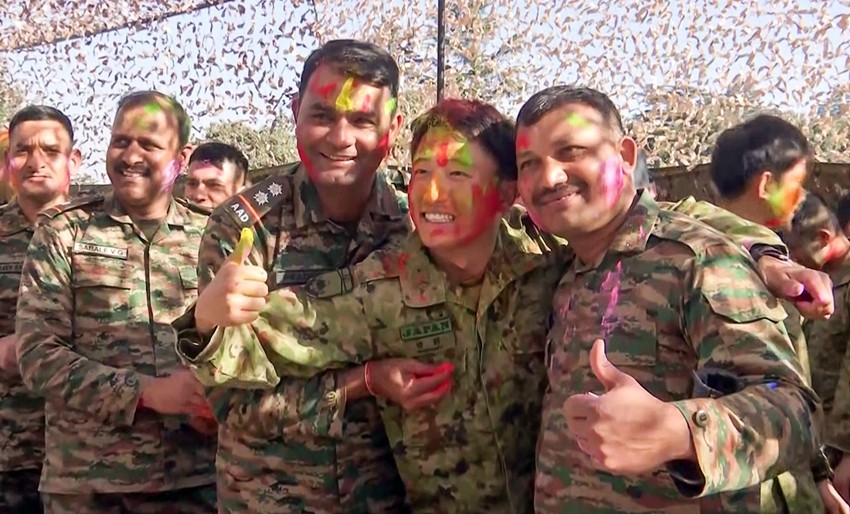 Troops from Japan Ground Self Defence Force