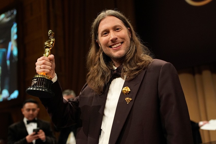 Ludwig Goransson, winner of the award for music