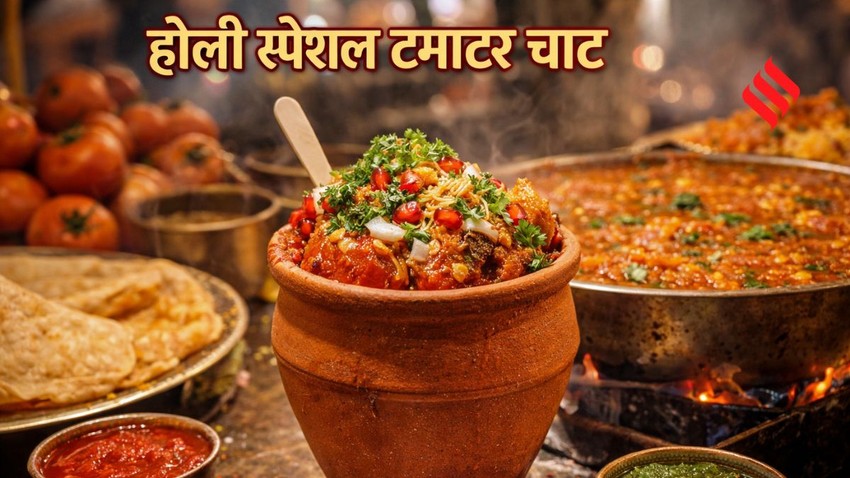 Varanasi Tamatar Chaat Recipe, Holi Special Snack, Varanasi Style Tomato Chaat