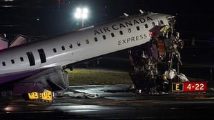 air canada crash| plane accident| new york airport