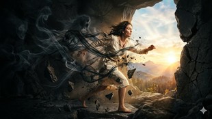 true freedom meaning in hindi, inner freedom