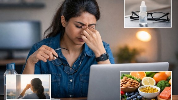 Screen Time Effects, Digital Eye Strain,Eye Care Tips,20-20-20 Rule,Eye Health,Dry Eyes,Computer Vision Syndrome, Eye Protection Tips,Work From Home Eye Care,