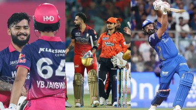 IPL 2026 Points Table: RR नंबर 1, RCB और MI पीछे; टॉप 5 बल्लेबाजों में रोहित-विराट और इशान