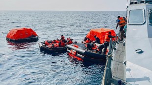 IRIS Dena sinking, Indian Navy SAR mission, Iranian warship torpedoed,