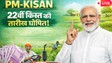PM Kisan 22nd Installment LIVE Updates: करोड़ों किसानों के खाते में कल आएंगे 2000 रुपये, जारी होगी पीएम किसान की 22वीं किस्त