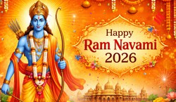 Happy Ram Navami 2026 Wishes LIVE: मन में राम, तन में राम, रोम-रोम में… इन खूबसूरत विशेज, मैसेज और कोस्ट से करें राम नवमी की शुरुआत