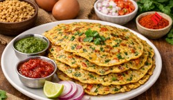 रोटी और सब्जी खाने का नहीं है मन तो बनाएं सोया-अंडा चीला, यहां देखें बनाने की विधि